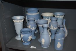 A collection of Wedgwood jasper ware