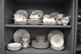 A Royal Doulton part dinner and breakfast service in the Old Colony pattern