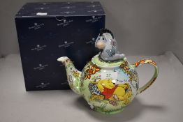 A modern Border Fine Arts Disney teapot Summer Pooh Betty large design pattern FDY18804 as new