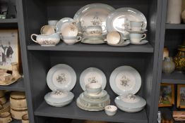 A large quantity of Crown Ducal 'Strawberry Fair' pattern tea and dinner wares, transfer printed and