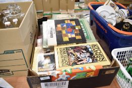 A selection of text library and reference books including crafts interest