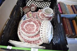 A selection of ceramics including Masons