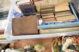 A selection of text library and reference books including antique bible