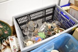 A selection of glass wares