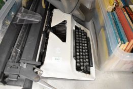 An Olympia typewriter