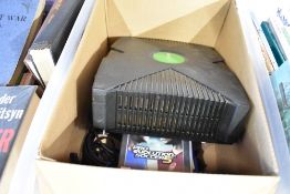 An Xbox games computer with games