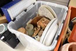 A selection of ceramics and decorations