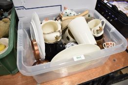 A selection of ceramics and decorations