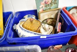 A selection of ceramics and glasswares