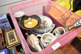 A selection of ceramics and paper weights
