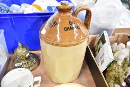A vintage advertising flagon for Sweepodust Southport