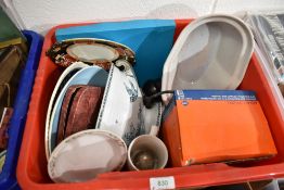 A selection of ceramics and kitchenwares