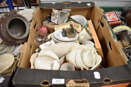 A selection of ceramics and decorations