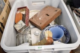 A selection of ceramics and hardware etc