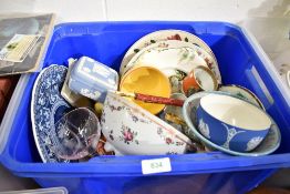 A selection of ceramics and Jasperware