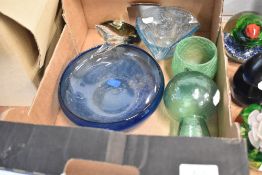A selection of art glass etc