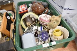 A selection of ceramics and decorations