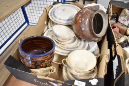 A selection of ceramics and dinner service
