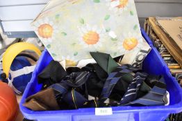 A selection of textiles etc
