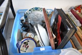 A selection of ceramics and glasswares
