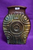A mid century West German pottery vase