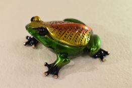 Frogman, Tim Cotterill, a limited edition painted bronze study 'Sherwood' with engraved signature