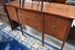 A reproduction Regency sideboard