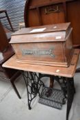A 19th Century singer treadle sewing machine