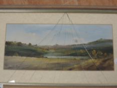 Frank Burke ( Local, contemporary ) oil on board, entitled 'Autumn on the fells' wthin modern frame,