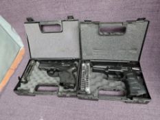 A Skif A-3000 made in Russia .177 Automatic Air Pistol in case and a Russian JSC Anics Group Beretta