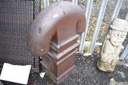 An interesting chimney , with arch top
