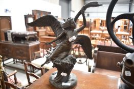 A Heredites style ornament, girl with swan