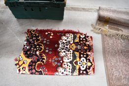 A traditional styled rug or throw.