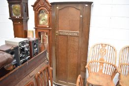 A mid 20th Century oak hall robe