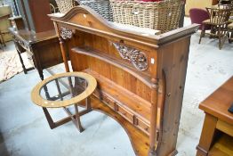 A modern pine dresser top