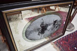 A decorative advertising mirror, Coors Brewery