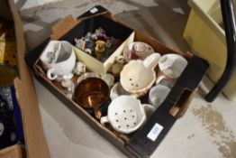 A selection of mixed items and ceramics including Wade figures
