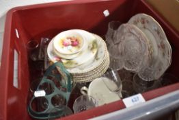 A selection of mixed items and ceramics including display plates
