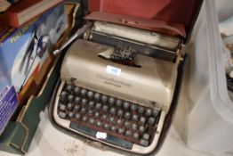 A vintage Remington Quiet Riter typewriter