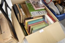 A selection of ephemera and cricket books including Ball of Fire