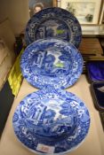 A selection of Spode Italian pattern dessert bowls