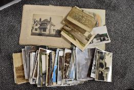 A selection of postcards some black and white photographic interest