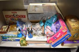 A selection of childrens toys games and puzzles including Junior Monopoly