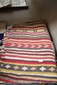 An Afgan flat weave Kilim rug