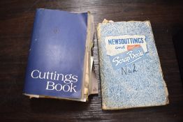 A selection of local interest scrap books or albums