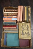 A selection of library books and volumes including poetical interest