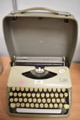 A mid century cased Tippa typewriter