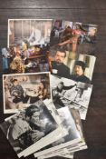 A selection of photographic film stills for James Bond Moonraker and Octopussy etc