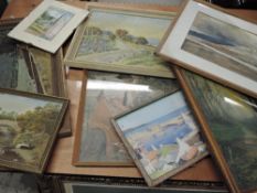 Stanley, (20th century), an oil painting on board, landscape, signed, 29 x 37cm, framed, 35 x