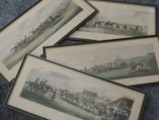 Alken, (19th century), after, four 20th century reproduction prints, racing interest, each 22 x